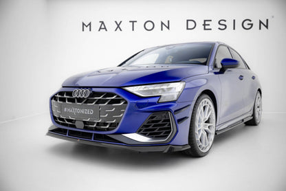 Audi S3 8Y 2024+ Limousine - LAME DE PARE-CHOC AVANT MAXTON DESIGN V.2