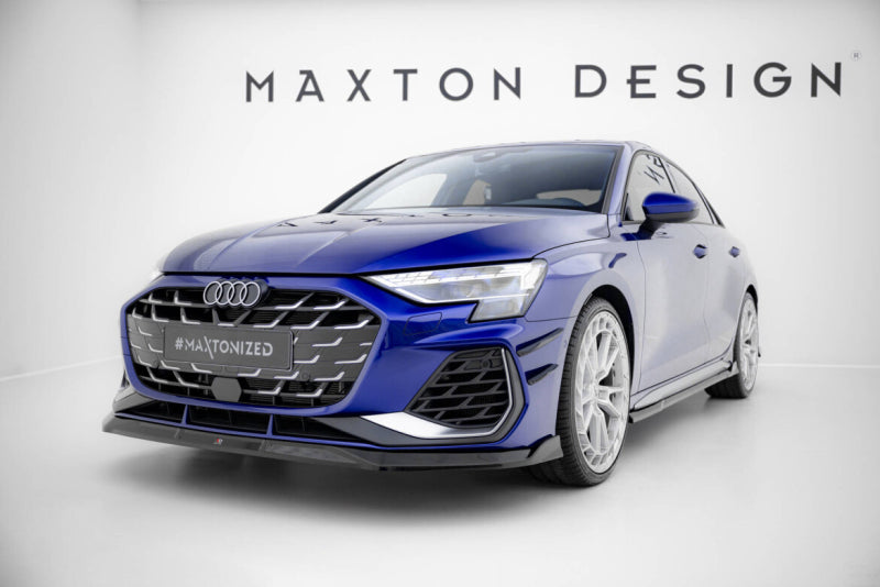 Audi S3 8Y 2024+ Limousine - LAME DE PARE-CHOC AVANT MAXTON DESIGN V.3