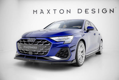 Audi S3 8Y 2024+ Limousine - LAME DE PARE-CHOC AVANT MAXTON DESIGN V.3
