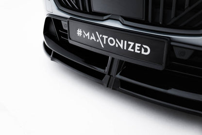 BMW Série 1 F70 Pack M - LAME DE PARE-CHOC AVANT MAXTON DESIGN V.3