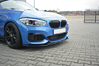 BMW Série 1 F20 / F21 LCI - LAME DE PARE-CHOC AVANT MAXTON DESIGN V.1