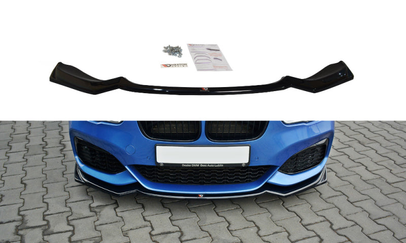 BMW Série 1 F20 / F21 LCI - LAME DE PARE-CHOC AVANT MAXTON DESIGN V.2