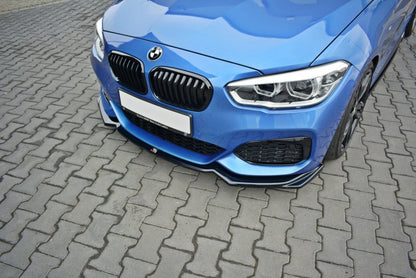 BMW Série 1 F20 / F21 LCI - LAME DE PARE-CHOC AVANT MAXTON DESIGN V.2
