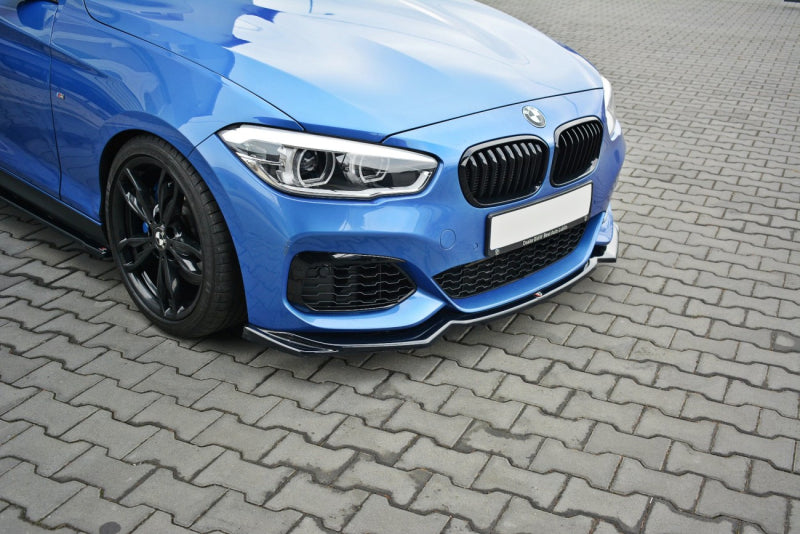BMW Série 1 F20 / F21 LCI - LAME DE PARE-CHOC AVANT MAXTON DESIGN V.2