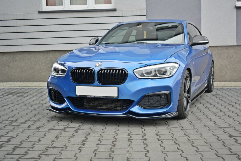 BMW Série 1 F20 / F21 LCI - LAME DE PARE-CHOC AVANT MAXTON DESIGN V.2