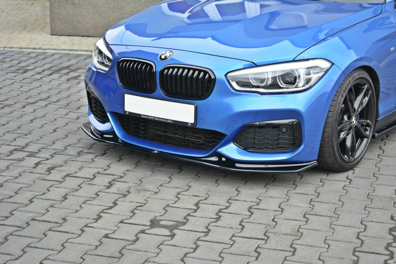 BMW Série 1 F20 / F21 LCI - LAME DE PARE-CHOC AVANT MAXTON DESIGN V.3 (DTC