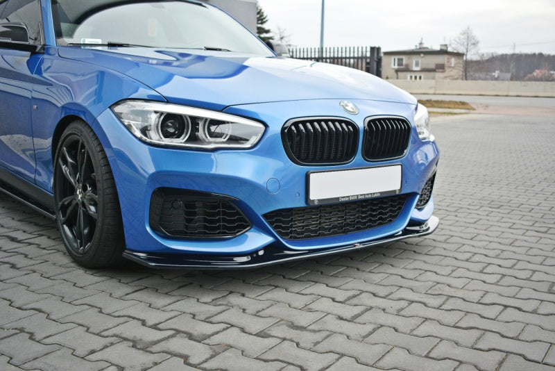 BMW Série 1 F20 / F21 LCI - LAME DE PARE-CHOC AVANT MAXTON DESIGN V.3 (DTC