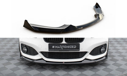 BMW Série 1 F20 / F21 LCI - LAME DE PARE-CHOC AVANT MAXTON DESIGN V.4