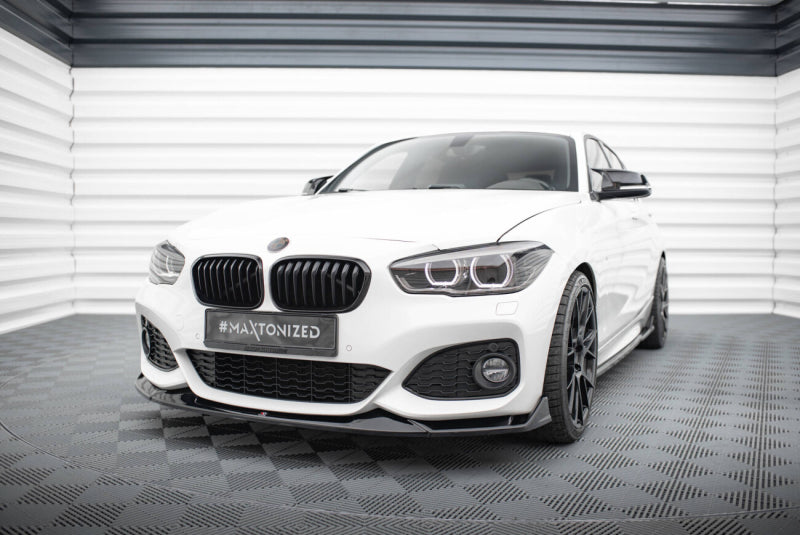 BMW Série 1 F20 / F21 LCI - LAME DE PARE-CHOC AVANT MAXTON DESIGN V.4