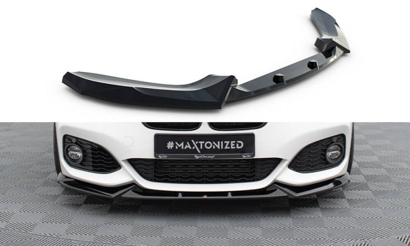 BMW Série 1 F20 / F21 LCI - LAME DE PARE-CHOC AVANT MAXTON DESIGN V.5