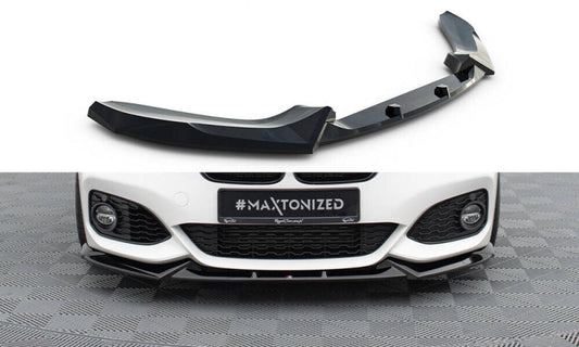 BMW Série 1 F20 / F21 LCI - LAME DE PARE-CHOC AVANT MAXTON DESIGN V.5