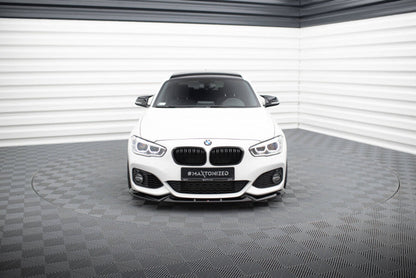 BMW Série 1 F20 / F21 LCI - LAME DE PARE-CHOC AVANT MAXTON DESIGN V.5