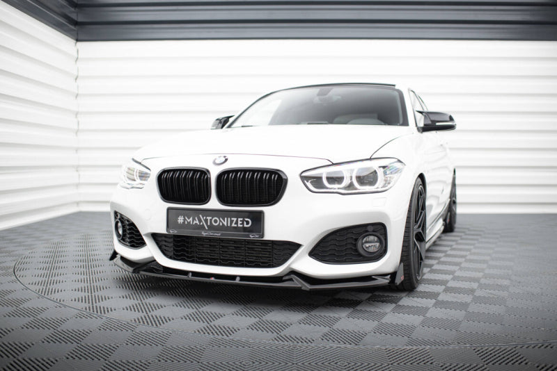 BMW Série 1 F20 / F21 LCI - LAME DE PARE-CHOC AVANT MAXTON DESIGN V.5