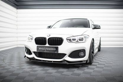 BMW Série 1 F20 / F21 LCI - LAME DE PARE-CHOC AVANT MAXTON DESIGN V.5