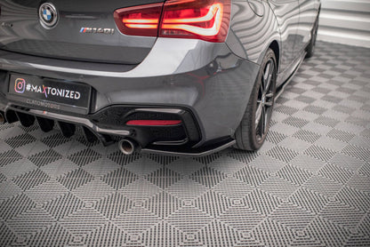 BMW Série 1 F20 / F21 LCI - RAJOUTS LATÉRALES DU PARE-CHOCS ARRIÈRE MAXTON DESIGN