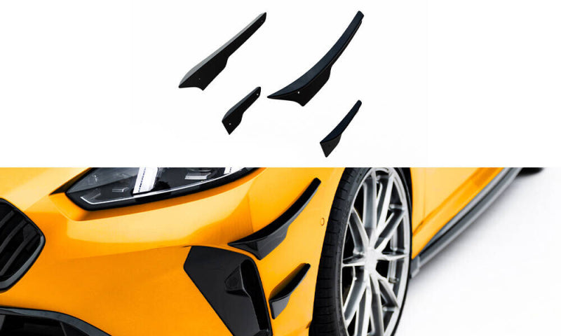 BMW M135i F70 - AILES DE PARE-CHOCS AVANT WINGS CANARDS MAXTON DESIGN