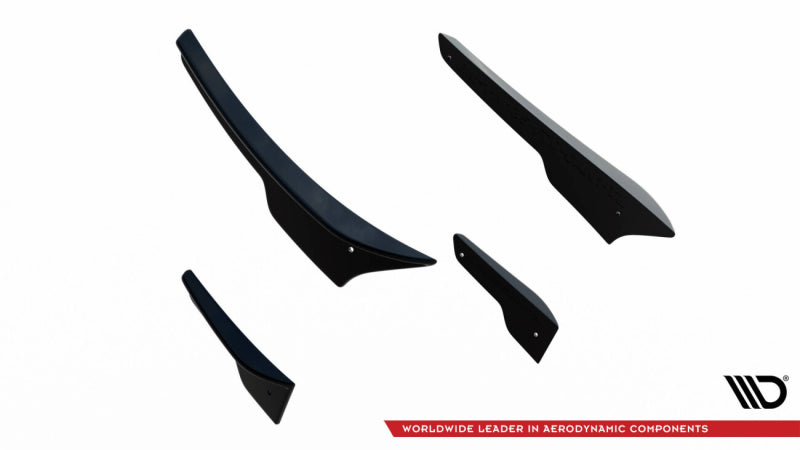 BMW Série 1 F70 Pack M - AILES DE PARE-CHOCS AVANT WINGS CANARDS MAXTON DESIGN