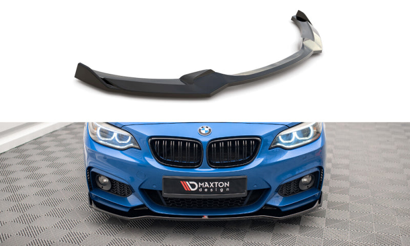BMW Série 2 F22 Pack M Coupé - LAME DE PARE-CHOC AVANT MAXTON DESIGN V.1