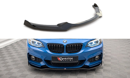 BMW Série 2 F22 Pack M Coupé - LAME DE PARE-CHOC AVANT MAXTON DESIGN V.1