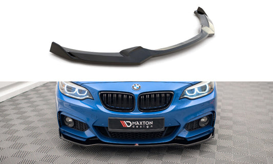 BMW Série 2 F22 Pack M Coupé - LAME DE PARE-CHOC AVANT MAXTON DESIGN V.1