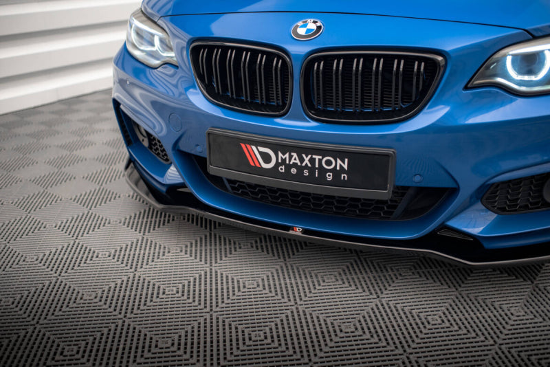 BMW Série 2 F22 Pack M Coupé - LAME DE PARE-CHOC AVANT MAXTON DESIGN V.1
