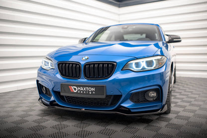 BMW Série 2 F22 Pack M Coupé - LAME DE PARE-CHOC AVANT MAXTON DESIGN V.1