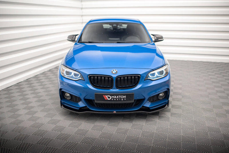 BMW Série 2 F22 Pack M Coupé - LAME DE PARE-CHOC AVANT MAXTON DESIGN V.1