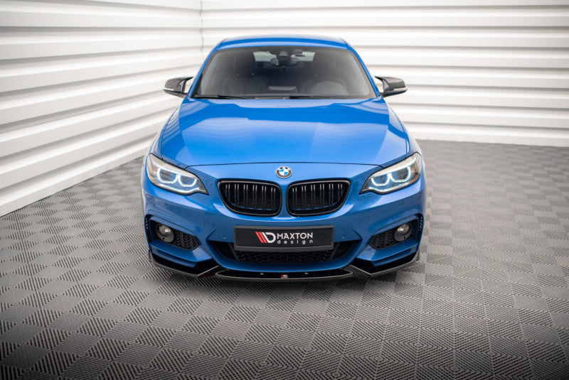 BMW Série 2 F22 Pack M Coupé - LAME DE PARE-CHOC AVANT MAXTON DESIGN