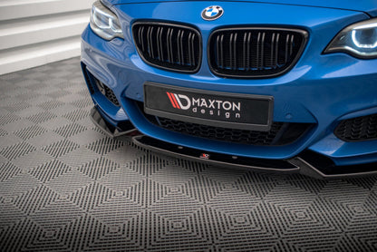 BMW Série 2 F22 Pack M Coupé - LAME DE PARE-CHOC AVANT MAXTON DESIGN