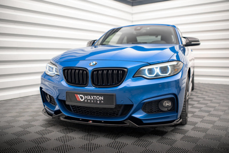 BMW Série 2 F22 Pack M Coupé - LAME DE PARE-CHOC AVANT MAXTON DESIGN