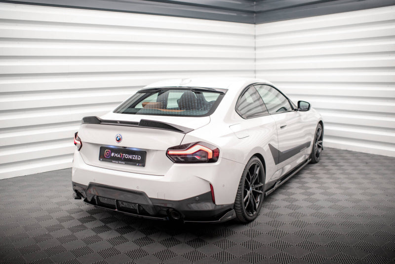 BMW Série 2 G42 Pack M Coupé - LAME DU PARE-CHOC ARRIÈRE MAXTON DESIGN V.1