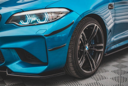 BMW M2 F87 - AILES DE PARE-CHOCS AVANT WINGS CANARDS MAXTON DESIGN