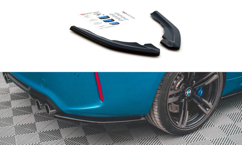 BMW M2 F87 - LAMES DE PARE-CHOC ARRIÈRE LATERALES MAXTON DESIGN