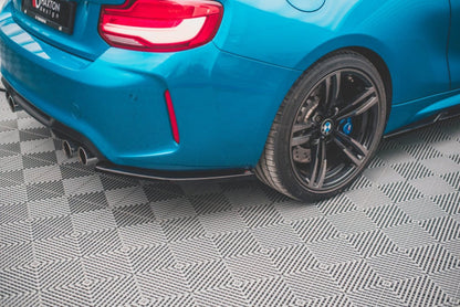 BMW M2 F87 - LAMES DE PARE-CHOC ARRIÈRE LATERALES MAXTON DESIGN
