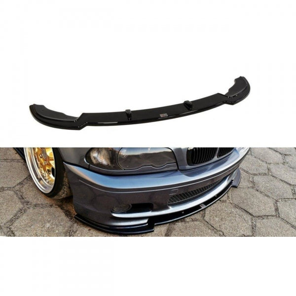 BMW Série 3 E46 Pack M Cabrio - LAME DE PARE-CHOC AVANT MAXTON DESIGN (PACK M)