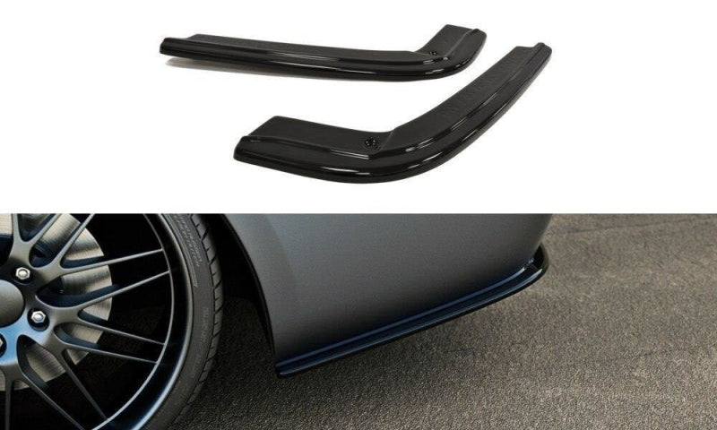 BMW Série 3 E92 Pack M Coupé - LAMES DE PARE-CHOCS ARRIÈRE LATERALES MAXTON DESIGN