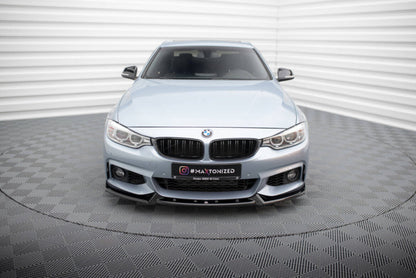 BMW Série 4 F36 Gran Coupé Pack M - LAME DE PARE-CHOC AVANT MAXTON DESIGN FRONTLIPPE V.4