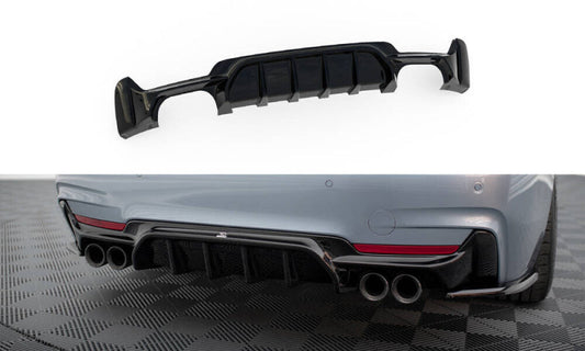 BMW Série 4 F33 Cabrio Pack M - DIFFUSEUR ARRIÈRE MAXTON DESIGN OO--OO V.1