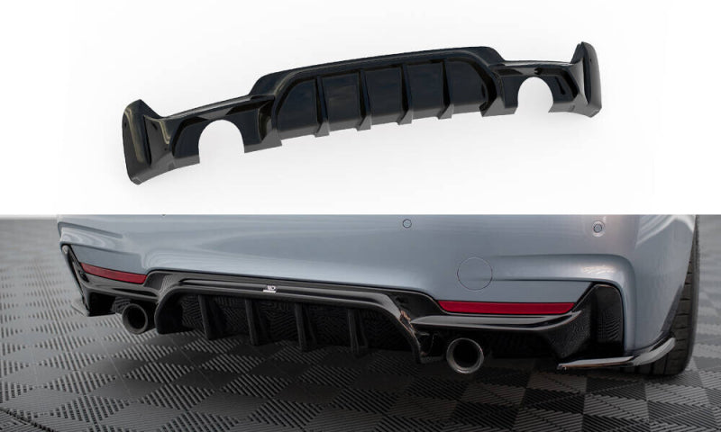 BMW Série 4 F32 Coupé Pack M - DIFFUSEUR ARRIÈRE MAXTON DESIGN O--O V.1