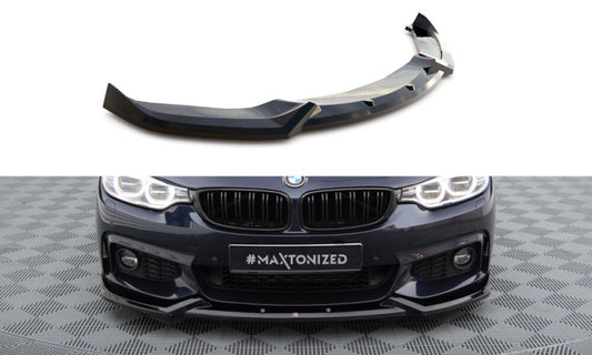 BMW Série 4 F32 Coupé Pack M - LAME DE PARE-CHOC AVANT MAXTON DESIGN