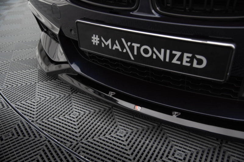 BMW Série 4 F36 Gran Coupé Pack M - LAME DE PARE-CHOC AVANT MAXTON DESIGN