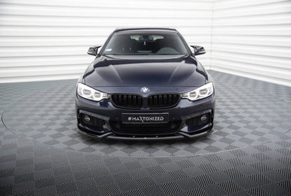 BMW Série 4 F36 Gran Coupé Pack M - LAME DE PARE-CHOC AVANT MAXTON DESIGN