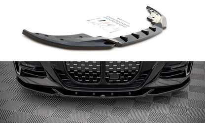 BMW Série 4 G22 Coupé Pack M - LAME DE PARE-CHOC AVANT MAXTON DESIGN V.4