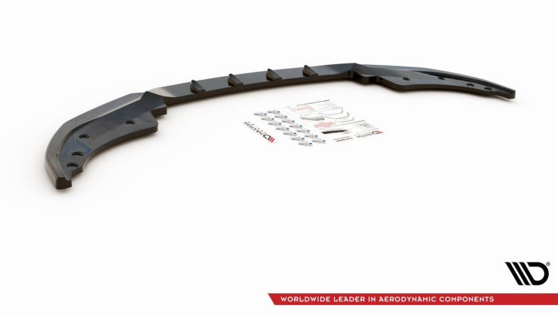 BMW Série 4 G23 Cabrio Pack M - LAME DE PARE-CHOC AVANT MAXTON DESIGN V.4
