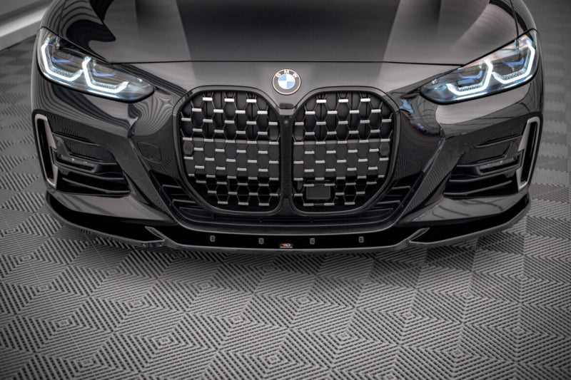 BMW Série 4 G23 Cabrio Pack M - LAME DE PARE-CHOC AVANT MAXTON DESIGN V.4