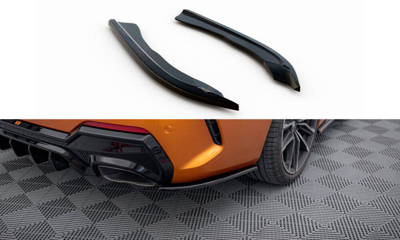 BMW Série 4 G22 Coupé Pack M - LAME DU PARE-CHOC ARRIÈRE FLAPS MAXTON DESIGN V.5