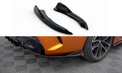 BMW Série 4 G23 Cabrio Pack M - LAME DU PARE-CHOC ARRIÈRE FLAPS MAXTON DESIGN V.6