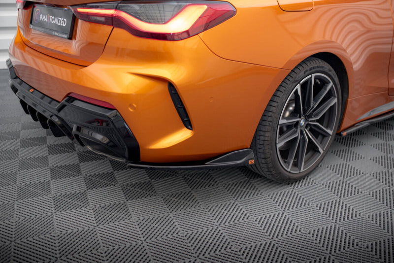 BMW Série 4 G23 Cabrio Pack M - LAME DU PARE-CHOC ARRIÈRE FLAPS MAXTON DESIGN V.6