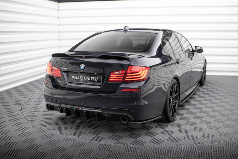 BMW Série 5 F10 Limousine - LAMES DE PARE-CHOCS ARRIÈRE LATERALES MAXTON DESIGN