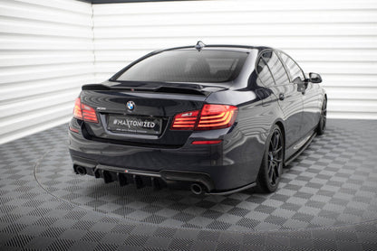BMW Série 5 F10 Limousine - LAMES DE PARE-CHOCS ARRIÈRE LATERALES MAXTON DESIGN